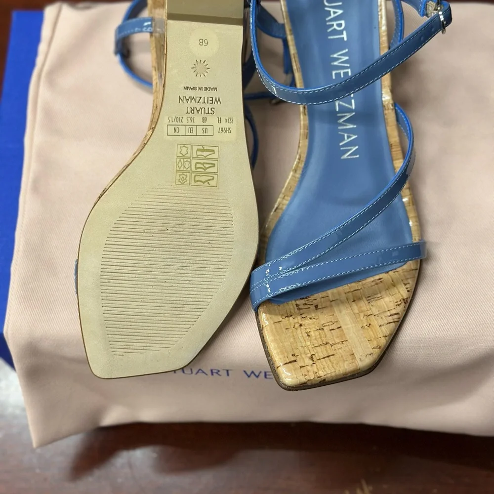 Stuart Weitzman Oasis 50 Wedge Sandal - Picture 2 of 4